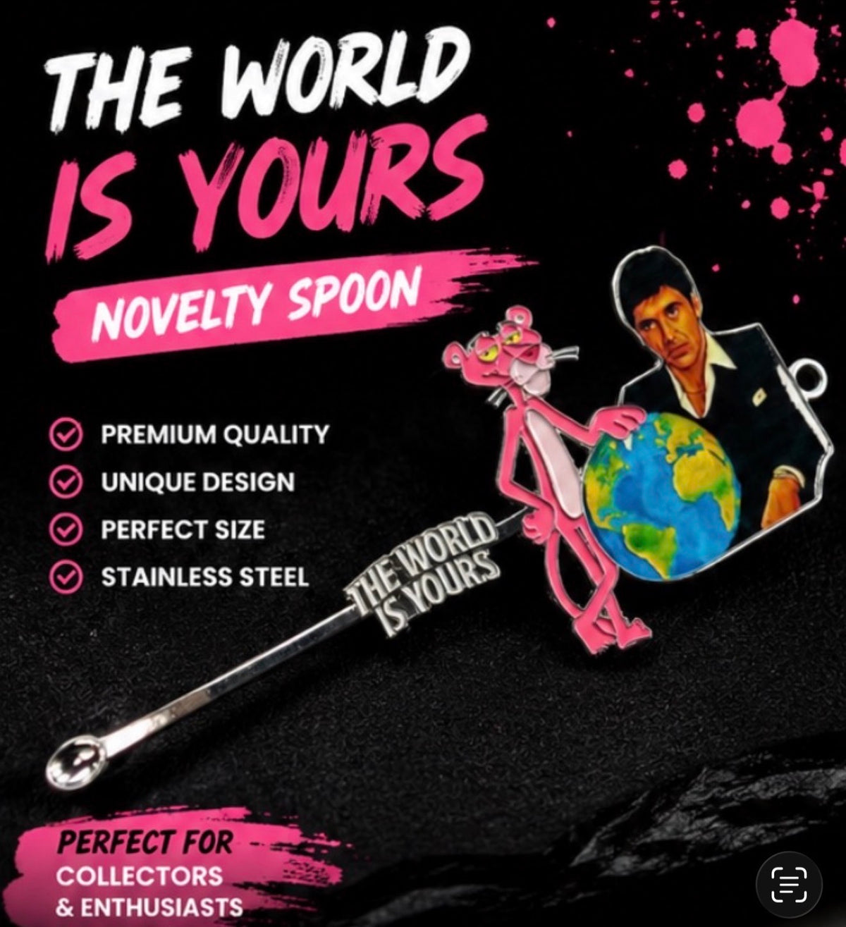 The World Is Yours – Novelty Spoon