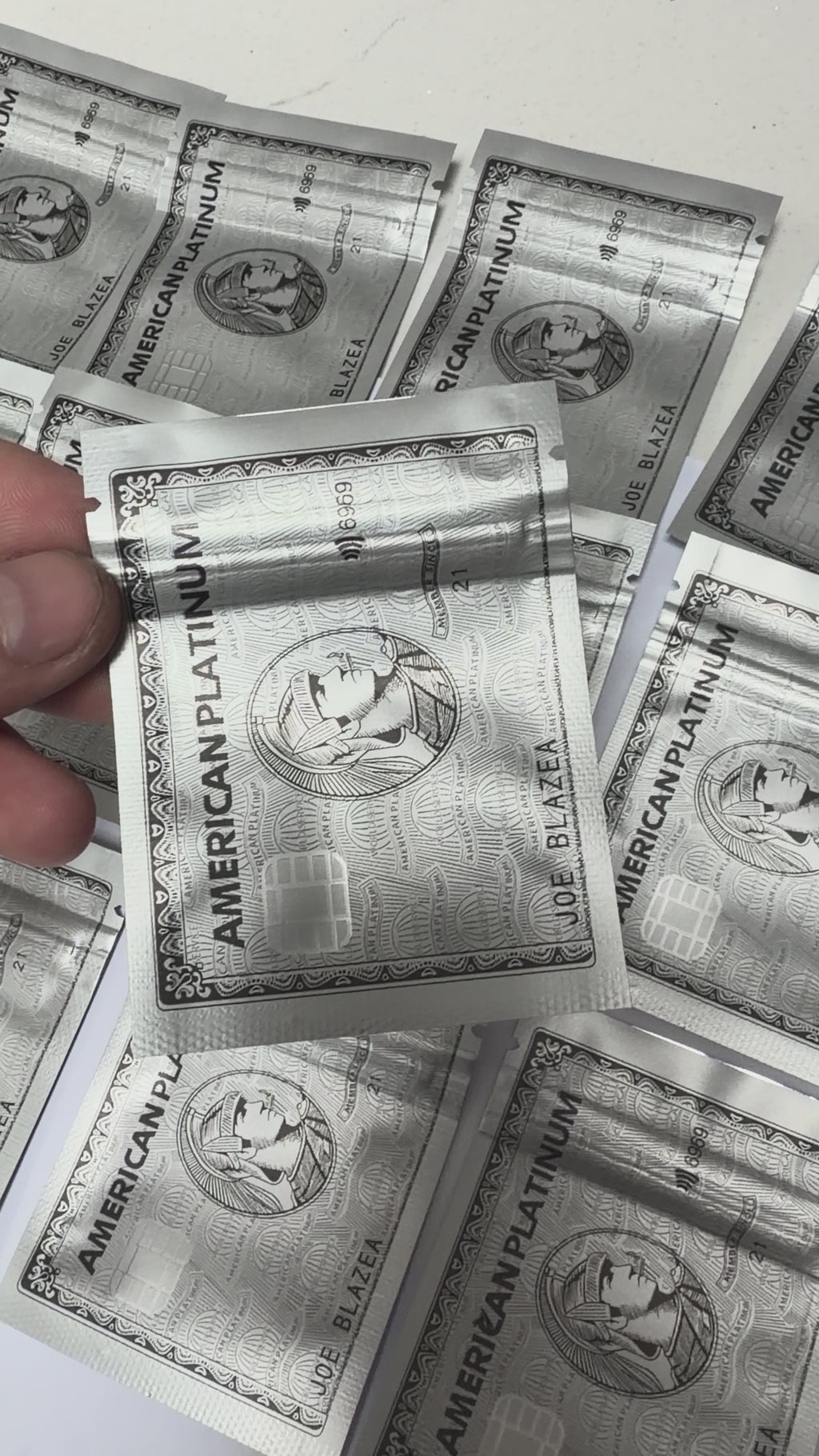 American Platinum Novelty Foil Packs
